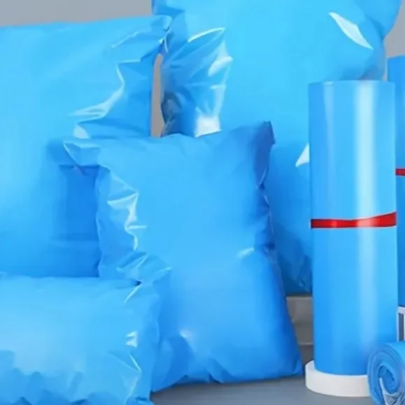 Blue Large Polymailer Bags 25 Pcs 28 X41 cm 11.02" X 16.54" Waterproof Tearproof - Picture 2 of 9